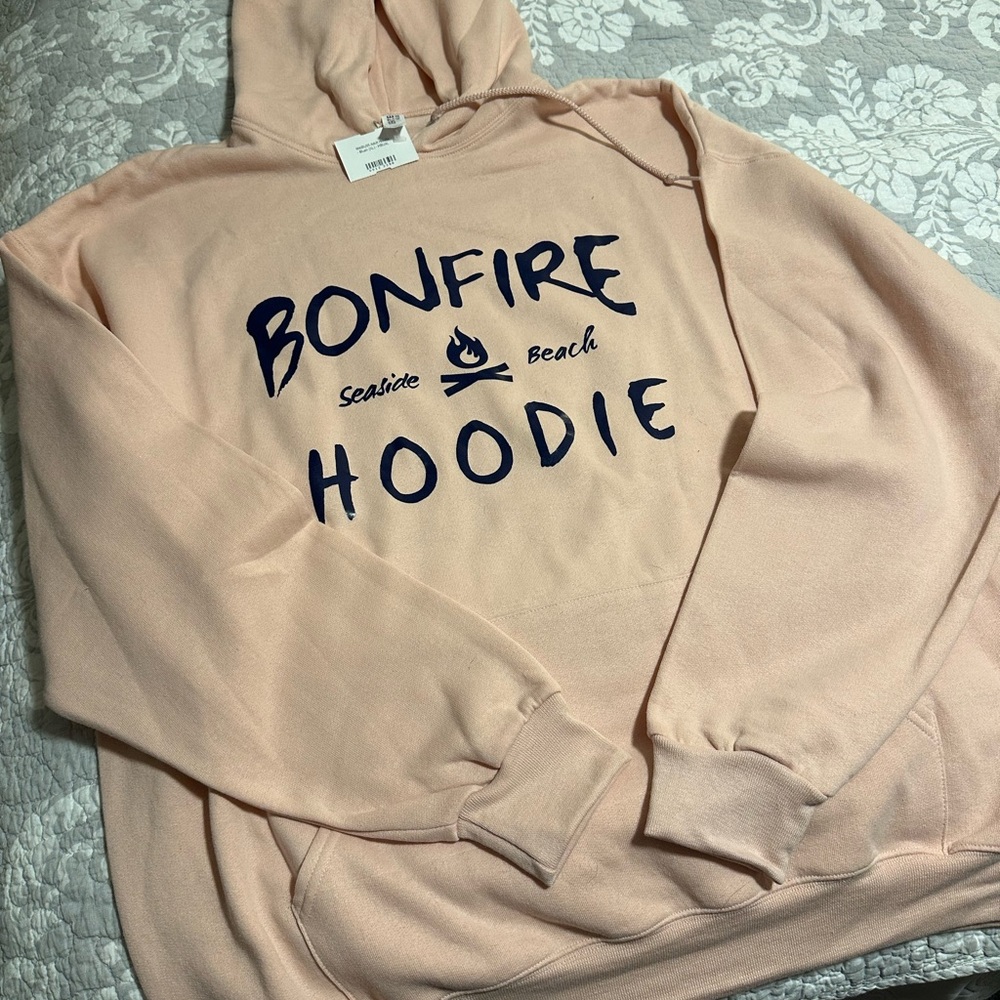 Bonfire Seaside Beach Hoodie - XL - New. Never worn. Pretty peachy-pink color.